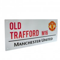 Металлическая табличка Old Trafford ФК Манчестер Юнайтед