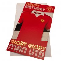 Поздравительная открытка Retro ФК Манчестер Юнайтед