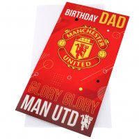 Поздравительная открытка Папе ФК Манчестер Юнайтед