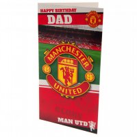 Поздравительная открытка Папе ФК Манчестер Юнайтед