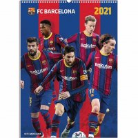 Настенный календарь 2021 ФК Барселона