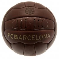 Футбольный кожаный мяч Retro ФК Барселона