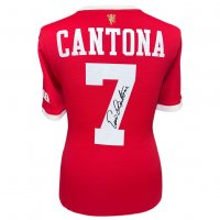Футболка ФК Манчестер Юнайтед 2021-22 з автографом Еріка Кантона