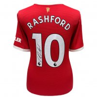 Футболка ФК Манчестер Юнайтед 2021-22 с автографом Маркуса Рашфорда