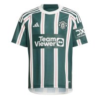 Детская футболка Adidas Away Shirt Junior 2023-24 ФК Манчестер Юнайтед