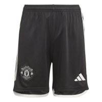 Юношеские шорты Adidas Away Shorts Junior 2023-24 ФК Манчестер Юнайтед