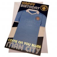 Поздравительная открытка Retro ФК Манчестер Сити