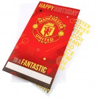 Поздравительная открытка Stickers ФК Манчестер Юнайтед