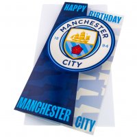 Поздравительная открытка Crest ФК Манчестер Сити