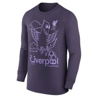 Футболка с длинным рукавом nike Long Sleeve Air Purple ФК Ливерпуль