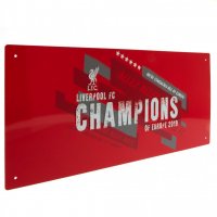 Металлическая табличка Champions Of Europe ФК Ливерпуль