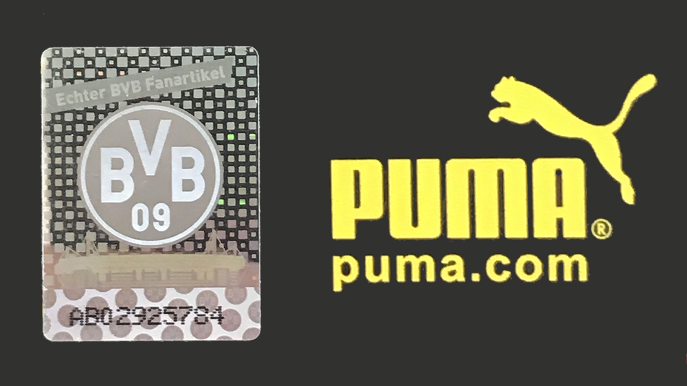 Голограмма Детская футболка Puma Home Shirt 2023-24 ФК Боруссия Дортмунд